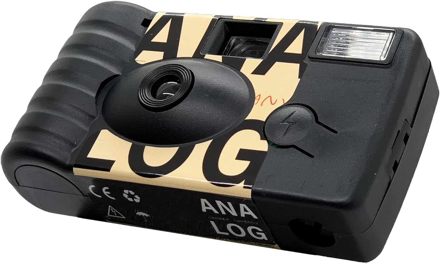 Analog Disposable Camera w/Flash + Development & Digital Uploads (Tan) | 35mm Film Single-Use Camera, 24 Exposures, Pictures Sent to Your Phone