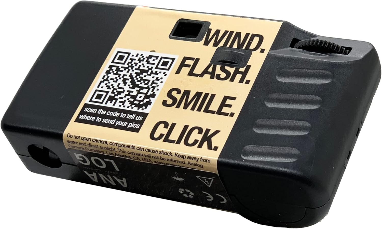 Analog Disposable Camera w/Flash + Development & Digital Uploads (Tan) | 35mm Film Single-Use Camera, 24 Exposures, Pictures Sent to Your Phone - Image 2