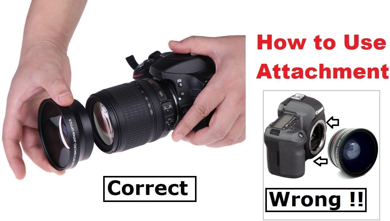 Panoramic HD 49mm Fisheye Lens with Macro for Olympus OM 50mm F/1.8 Lens (49mm Compatible) - Image 3