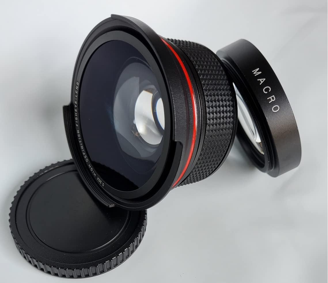 Panoramic HD 49mm Fisheye Lens with Macro for Olympus OM 50mm F/1.8 Lens (49mm Compatible) - Image 6